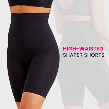 High Waist Body Shaper Shorts – Tummy Control Slim Fit Shapewear for Women