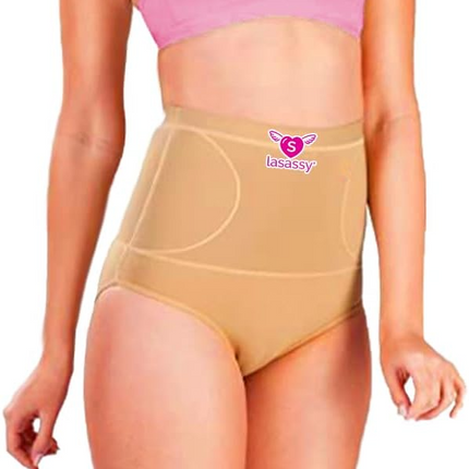 High Waist Tummy Control Shapewear Brief for Women - Seamless Slimming Panty