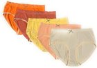 Panty Set 5 Pcs Spandex Underwear High Waist Women Panties, Underwear Set (Multicolor)