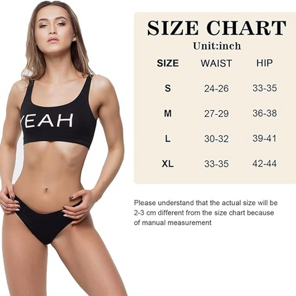 3 Pcs Set Women’s High Waist Cotton Blend Panties - Soft & Stretchy Comfort (Multicolour)