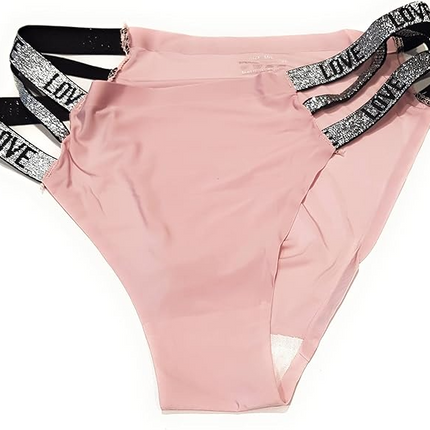 3 Pcs Set Women’s High Waist Cotton Blend Panties - Soft & Stretchy Comfort (Multicolour)