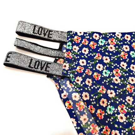 3 Pcs Set Women’s Strips Printed Bikini Panties – Soft, Stretchy, Multicolor, Elastic Waistband