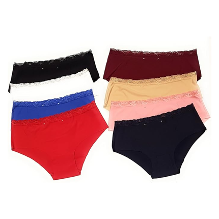 Women's Panties 5 PCs Set – Soft, Stretch & Comfortable Everyday Underwear (Multicolor)