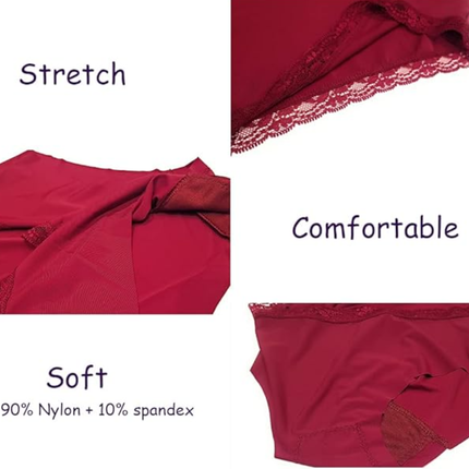 Women's Panties 5 PCs Set – Soft, Stretch & Comfortable Everyday Underwear (Multicolor)