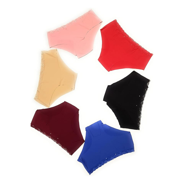 Women's Panties 5 PCs Set – Soft, Stretch & Comfortable Everyday Underwear (Multicolor)