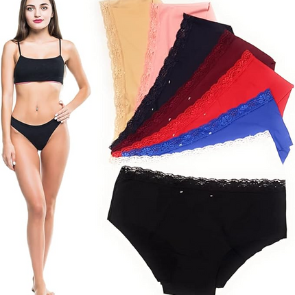 Women's Panties 5 PCs Set – Soft, Stretch & Comfortable Everyday Underwear (Multicolor)