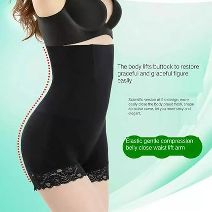 2 PCs High Waist Tummy Control Shapewear Shorts – Seamless Design, Thigh Slimmer