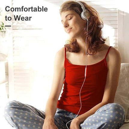 Spaghetti Strap Camisole Tank Top – Soft 5 PCs , Slim Fit, Assorted Colors,(Muticolour)