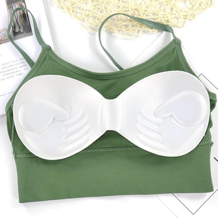 Women Padded Bralette Set 5 Pcs  – Seamless Strap Tops for Everyday Comfort (Multicolor)